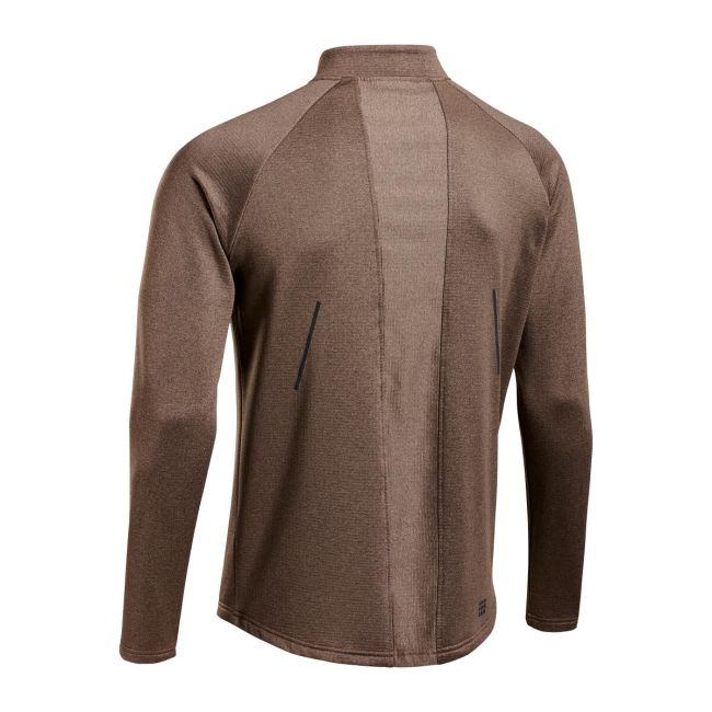 CEP - bluza cu maneca lunga - cold weather zip shirt long sleeve - brown