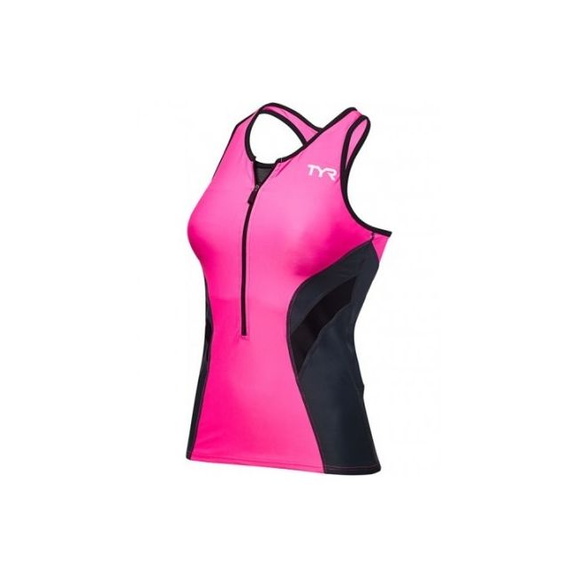 TYR - maiou triatlon - Tri Tank Comp W - gri roz