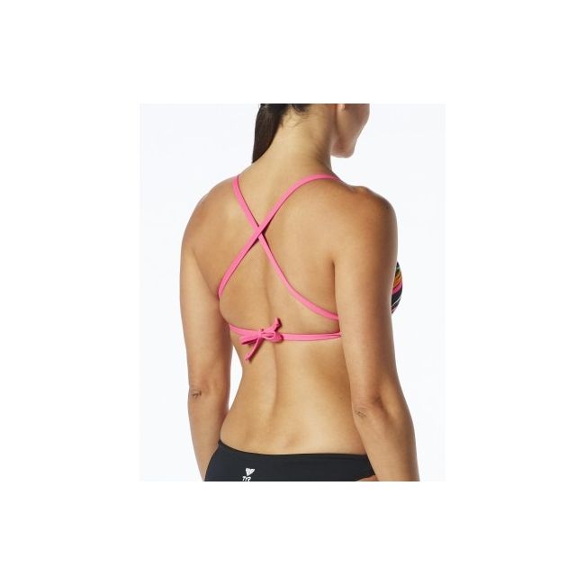 TYR -  bustiera - Top Ravana Crosscut Tieback - black multi