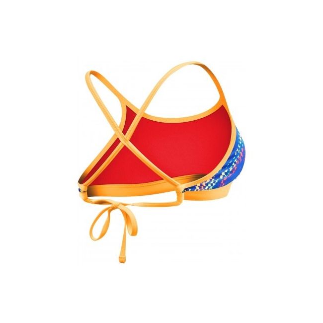 TYR - bustiera - Sassari Tieback Top - albastru galben