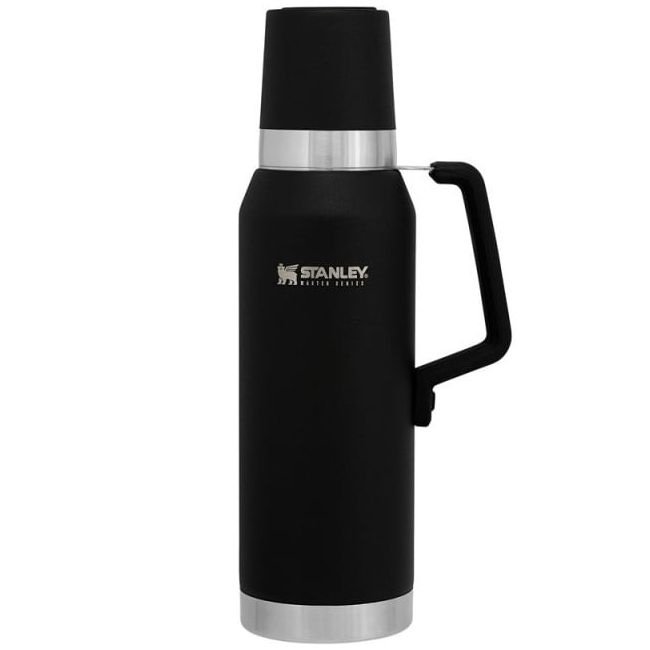 Stanley - termos clasic cu maner - Master Unbreakable Thermal Bottle - Black - 1.3 L
