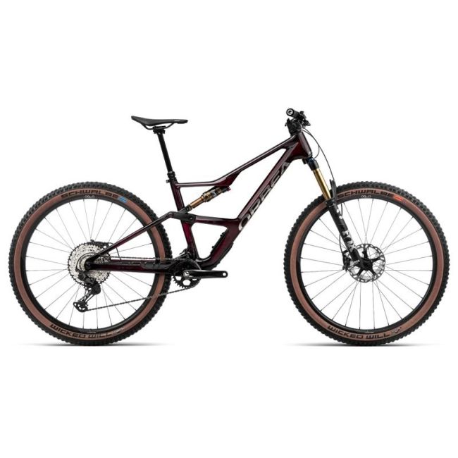 Bicicletă MTB Trail full suspension Orbea OCCAM SL M10 - Wine Red Carbon View | Titan (Gloss)