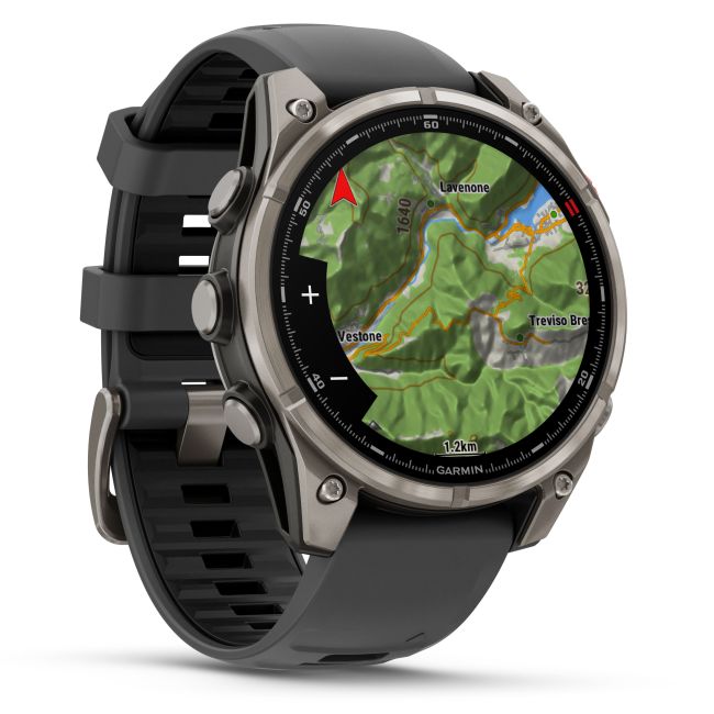 Garmin fenix 8 Pro AMOLED Sapphire 47mm - smartwatch premium GPS argintiu Titanium