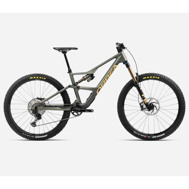 Bicicletă MTB All Mountain full suspension Orbea OCCAM LT M10 - Spaceship Green | Corn Yellow (Matt)