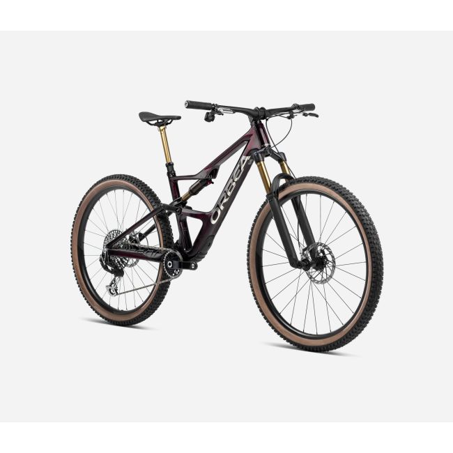 Bicicletă MTB All Mountain full suspension Orbea OCCAM LT M10 - Wine Red Carbon View | Titan (Gloss)