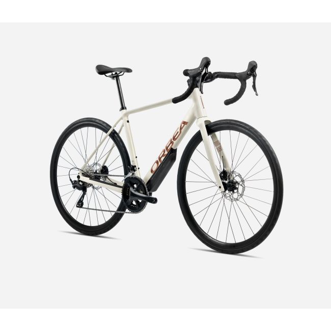 Bicicletă șosea anduranță Orbea AVANT H60 - Ivory White | Titan Bronze (Gloss)