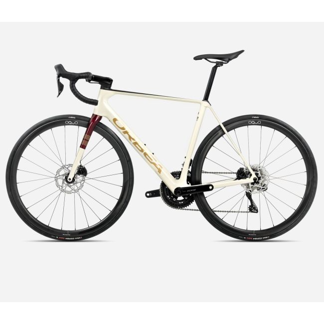 Bicicletă șosea race Orbea ORCA M35i - Ivory White | Burgundy (Gloss) | Vulcano (Matt)