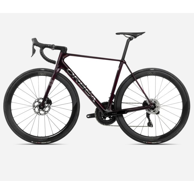 Bicicletă șosea race Orbea ORCA M30iLTD PWR - Wine Red Carbon View | Titanium (Gloss)