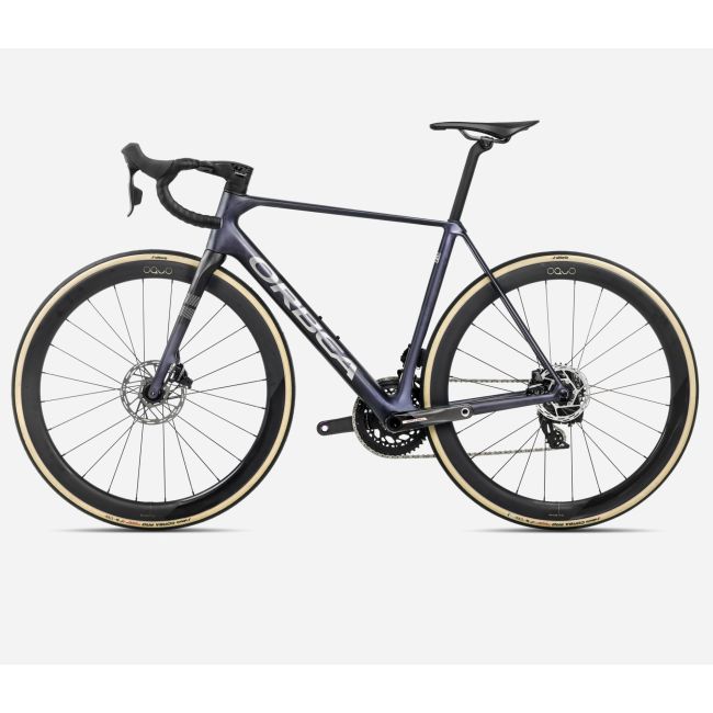 Bicicletă șosea race Orbea ORCA M21eLTD PWR - Tanzanite (Matt) | Carbon Raw (Matt)