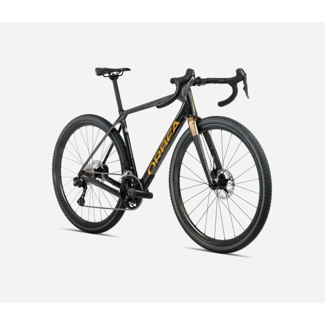 Bicicletă gravel Orbea TERRA M21eTEAM 1X - Cosmic Carbon View | Metallic Olive Green (Gloss)