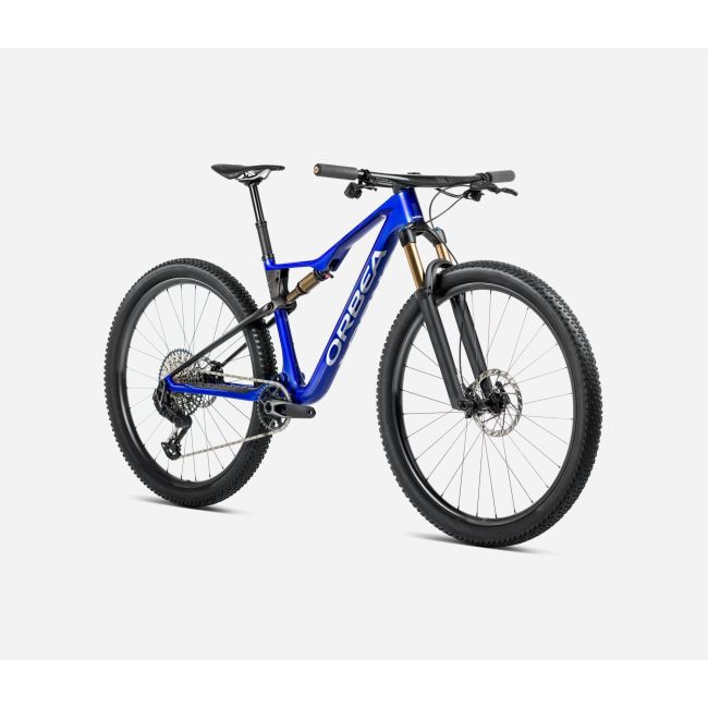 Bicicletă MTB XC full suspension Orbea OIZ M-TEAM AXS - Cobalt Blue (Gloss) | Carbon Raw (Matt)