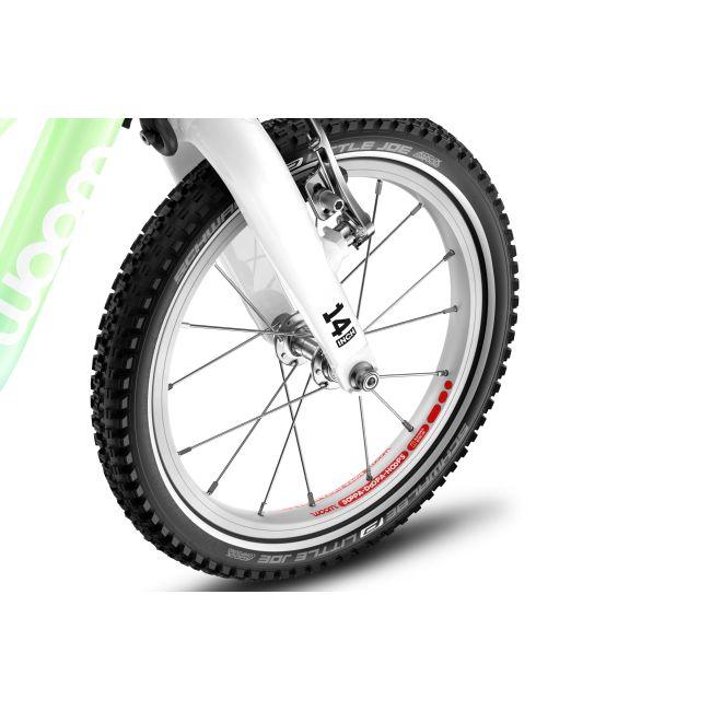 Bicicleta copii Woom 2 Go cu roti 14"  pastel Spermint crush