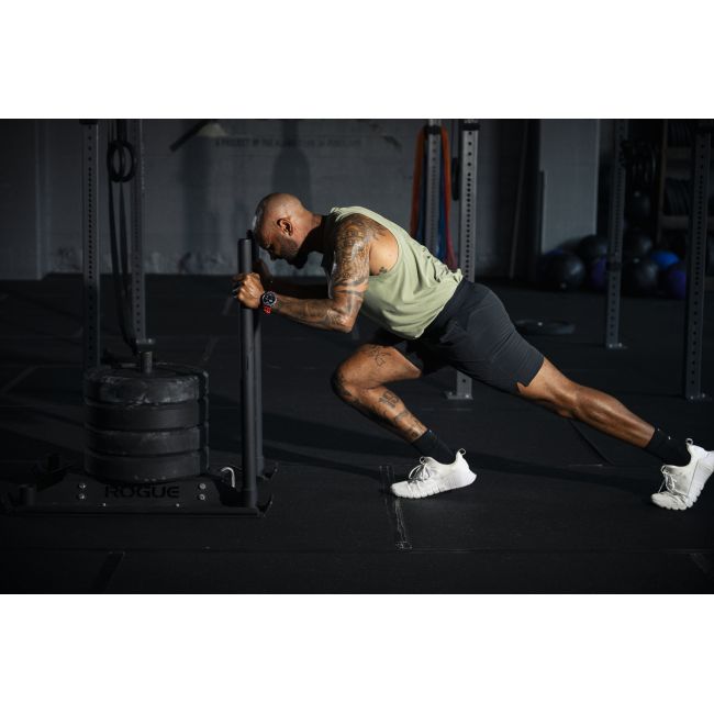 Smartwatch sport cu GPS si ecran AMOLED - Amazfit T-Rex 3 - lava