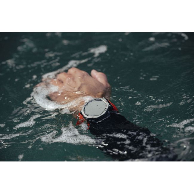 Smartwatch sport cu GPS si ecran AMOLED - Amazfit T-Rex 3 - lava