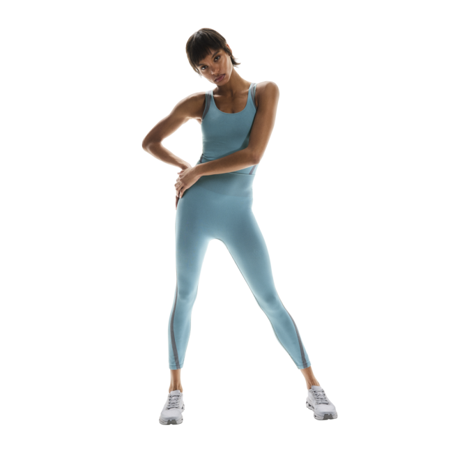 On - colanti - Studio Knit Bodysuit 7/8 W - Niagara | Rock