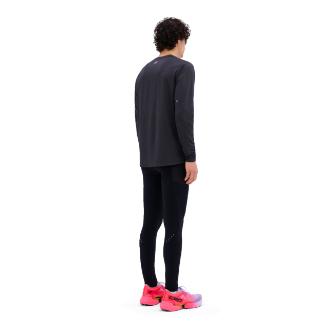 CEP - colanti compresie lungi de alergare barbati - Pro Run Tights Cargo - black