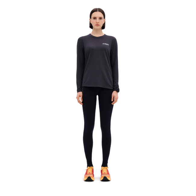 CEP - colanti compresie lungi de alergare dama - Pro Run Tights Cargo - black