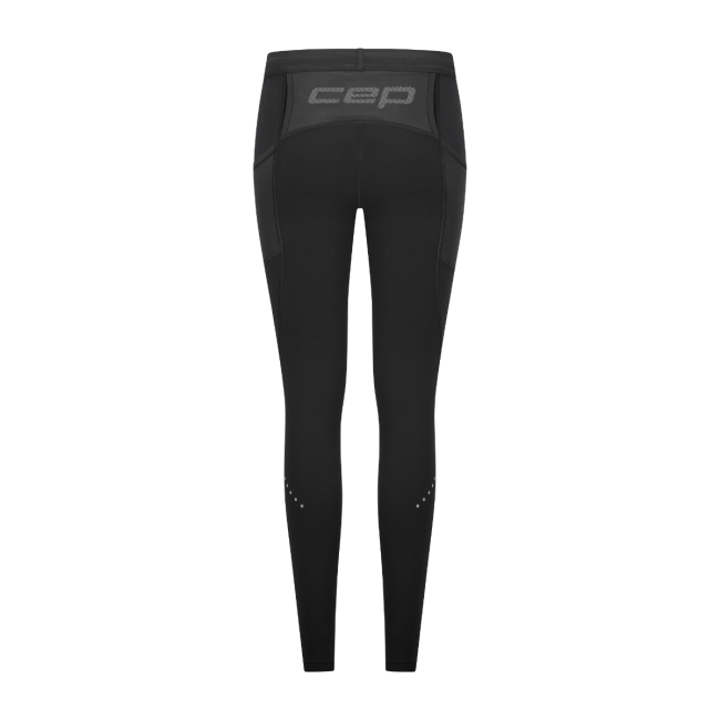 CEP - colanti compresie lungi de alergare dama - Pro Run Tights Cargo - black