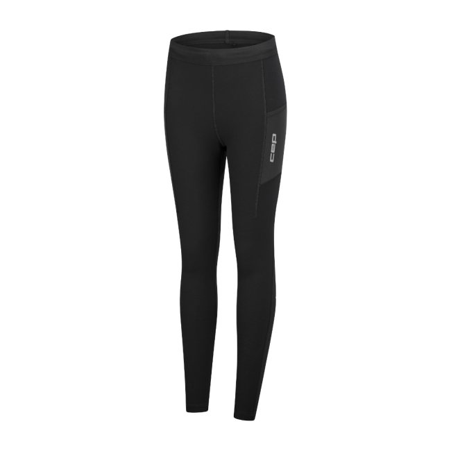CEP - colanti compresie lungi de alergare dama - Pro Run Tights Cargo - black