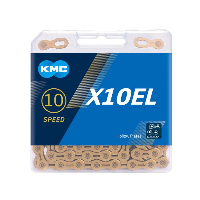 Lant KMC X10EL ti-N Gold 10 viteze 114 Zale