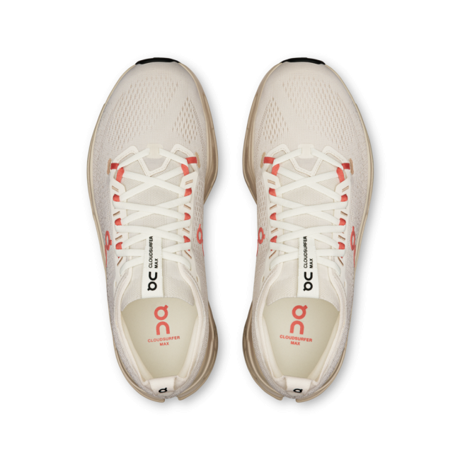 On - pantofi alergare - Cloudsurfer Max - Ivory | Salmon