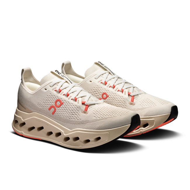 On - pantofi alergare - Cloudsurfer Max - Ivory | Salmon