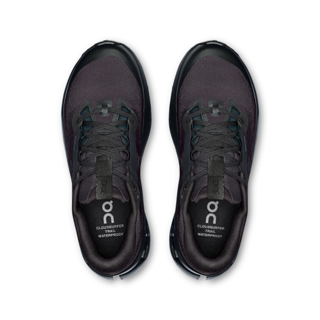On - pantofi alergare trail - Cloudsurfer Trail 2 WP W - Black | Black