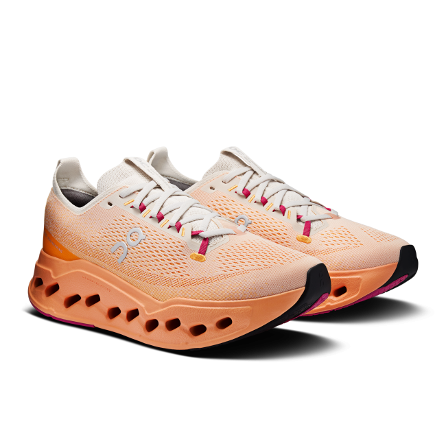On - pantofi alergare - Cloudsurfer Max - Pearl | Tangerine