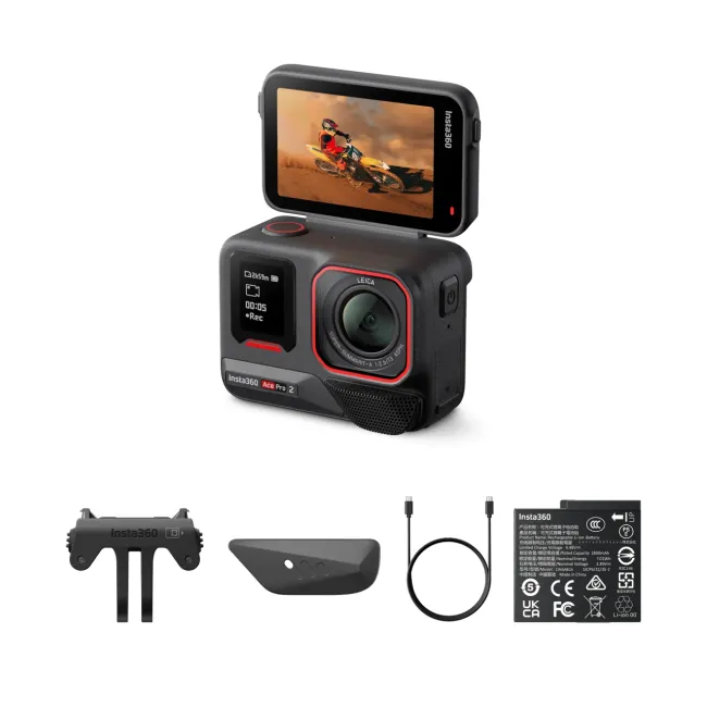 Insta360 Ace Pro 2 – Cameră de acțiune profesională 8K cu senzor 1/1.3″ şi lentilă Leica