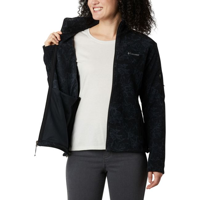 Columbia - Bluza Femei Columbia Fast Trek Printed - negru