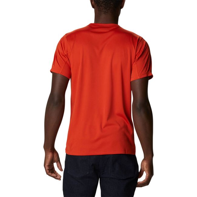 Columbia - Tricou Barbati Columbia Zero Rules Short Sleeve Graphic Shirt - rosu