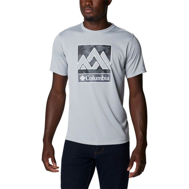 Columbia - Tricou Barbati Columbia Zero Rules Short Sleeve Graphic Shirt - gri