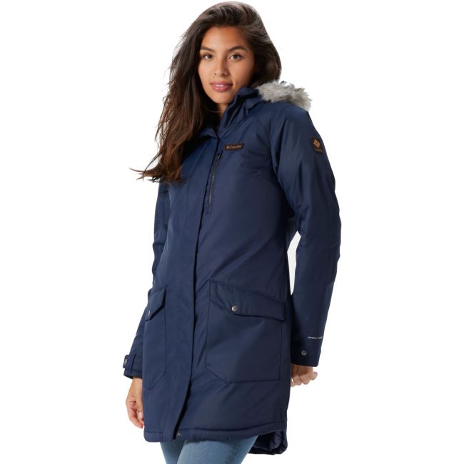 Columbia - Geaca Femei Columbia Suttle Mountain Long Insulated - albastru