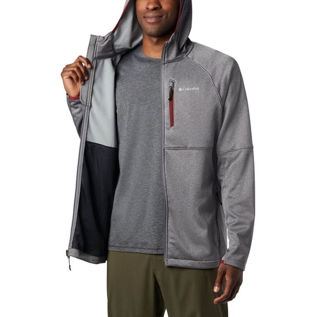 Columbia - Bluza Barbati Columbia Outdoor Elements Hooded Full Zip - gri