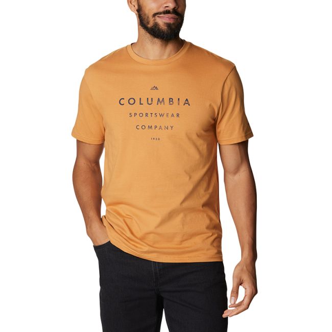 Columbia - Tricou Barbati Columbia Path Lake Graphic Tee II - maro
