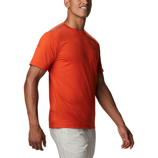Columbia - Tricou Barbati Columbia Tech Trail Crew Neck - rosu