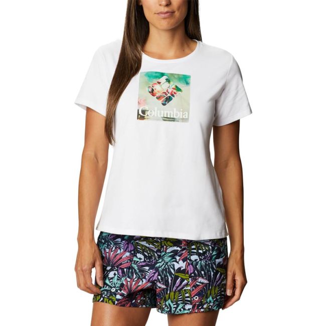 Columbia - Tricou Femei Columbia Alpine Way Screen Ss Tee - alb