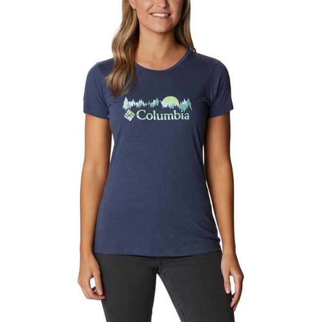 Columbia - Tricou Femei Columbia Daisy Days Ss Graphic Tee - albastru