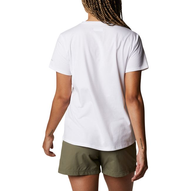 Columbia - Tricou Femei Columbia Sun Trek Ss Graphic Tee - alb