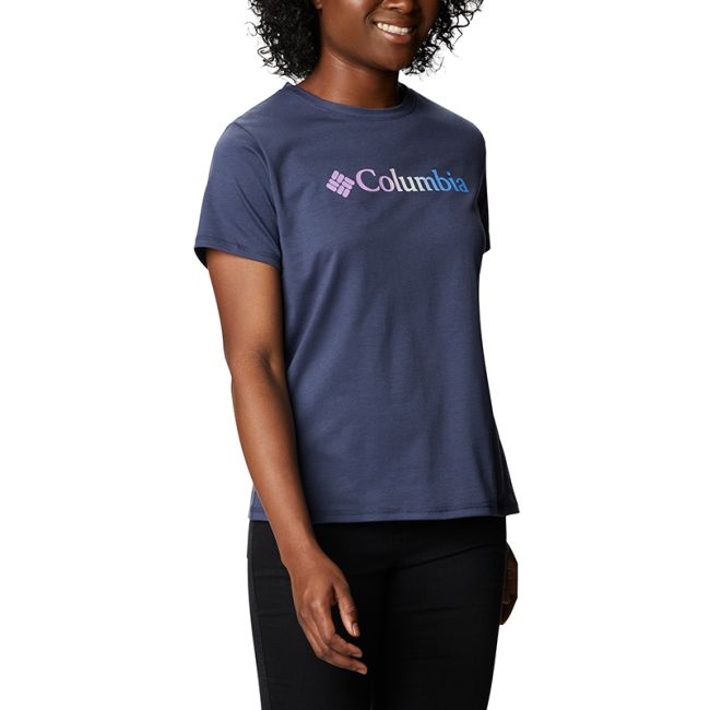 Columbia - Tricou Femei Columbia Sun Trek Ss Graphic Tee - albastru
