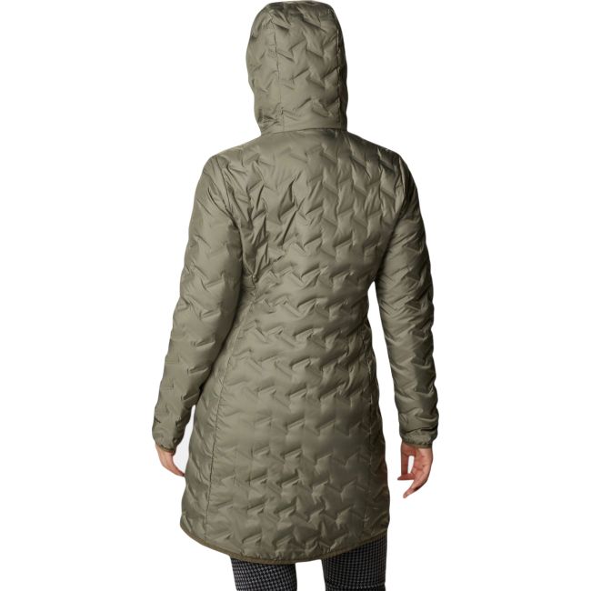 Columbia - Geaca Femei Columbia Delta Ridge II Long Down - verde