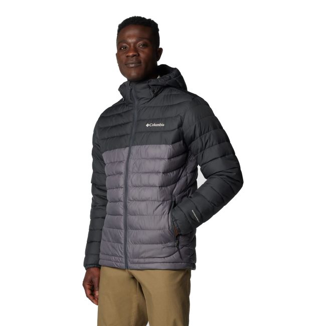 Columbia - Geaca Barbati Columbia Powder Lite II Hooded - gri