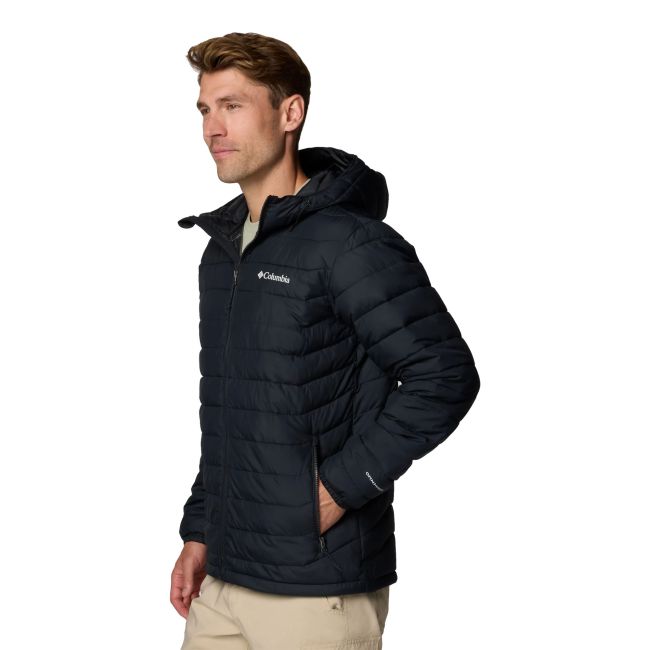 Columbia - Geaca Barbati Columbia Powder Lite II Hooded - negru