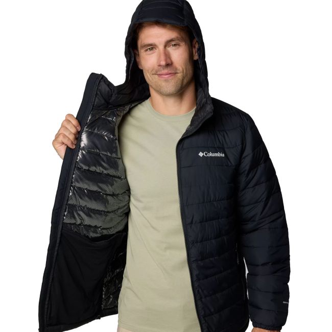 Columbia - Geaca Barbati Columbia Powder Lite II Hooded - negru