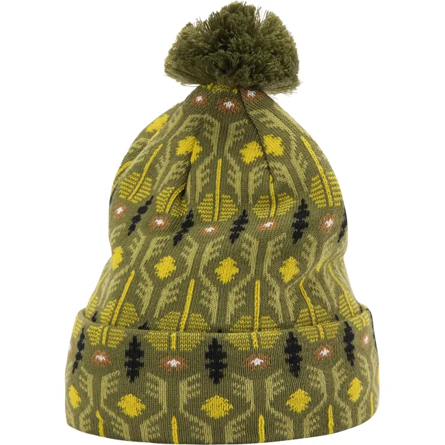 Caciulă Haglöfs Mountain Jaquard Beanie – Olive Green Pattern