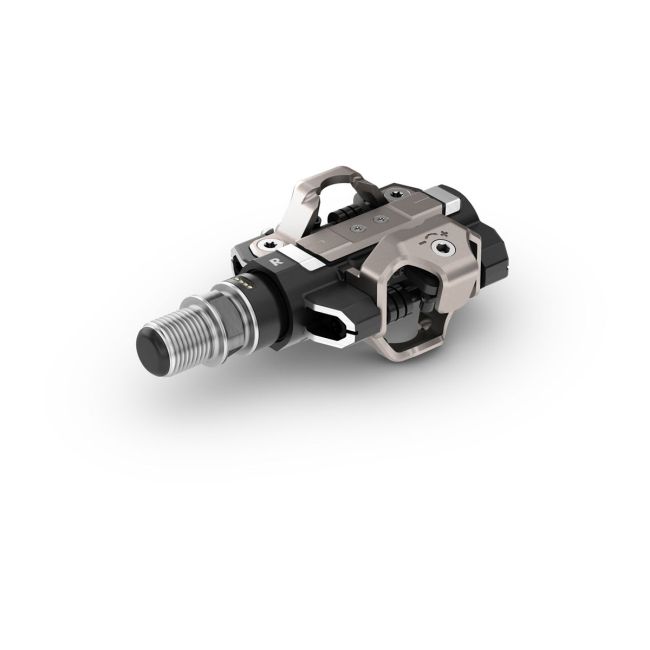 Garmin Rally RS/XC210 | Contor de putere (powermeter dual MTB + sosea) pentru ciclism cu placute Shimano SPD-SL si pedale de schimb pentru MTB cu placute Shimano SPD