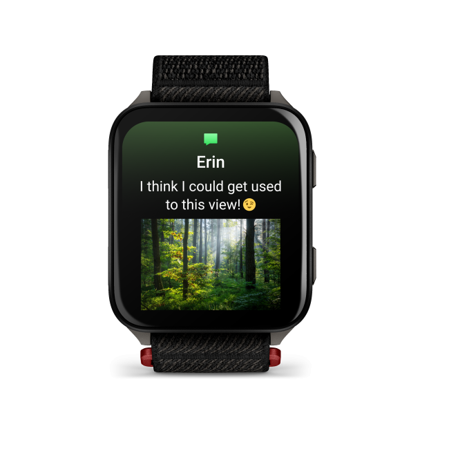 Garmin - Venu X1 - smartwatch cu GPS și AMOLED - Negru cu spate din titan argintiu și curea din nailon ComfortFit neagră
