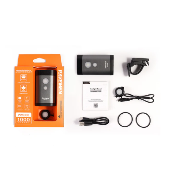 Far RAVEMEN PR1000 USB 1000 lumeni - Grey