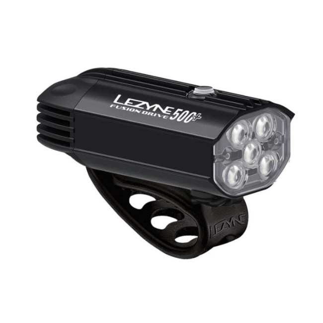Lezyne - Lumina fata far- Fusion Drive 500+ - 500 lumeni - USB - negru