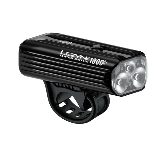Lezyne - Lumina fata - SUPER DRIVE 1800+ SMART - 1800 lumeni - USB - negru